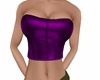 Leather Croptop Purple