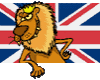 UK Flag with Lion