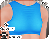 [Pets] Midriff | Blue