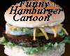 Hamburger cartoon.