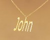 Necklace John gold M/F
