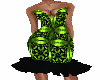 Lime & Black Vixen Dress