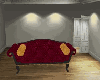 victorian  red sofa
