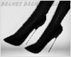 B | Knitted Heels Black