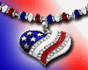 4Th Of July Necklace