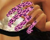 pink leopard nails