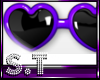 Purple Heart Sunglasses