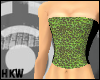 Green Leopard Bustier