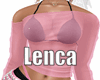 Pink transparent  top