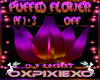 puff flower dj light