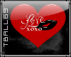 Red Love Heart sticker