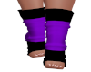 Purple Blk Socks