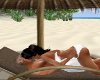 Thatched Roof Lounger 2p