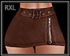 Leather Skirt Brown RXL