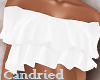 Frill White Top