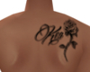 Kea Rose Back Tattoo