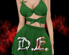 ❤ Mini Dress Green