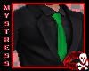 Green Tie Suit