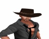 {LS} Brown Cowboy hat