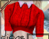 Cute short Sweater RED