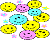 Smileys and flowers