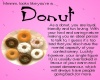 You donut! sticker