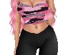 Camo Top Black Pant