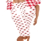 Red/White Polkadot Skirt