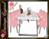 Pink table d'hotes set