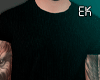 Black shirt + Tattoo