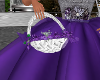 FlowerGirl Basket Purple