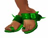 GREEN PUNK SHOES