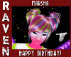 Marsha BIRTHDAY HAIR!
