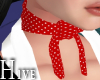 <Hv>Scarf White Dots 80s