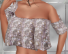 ~MB~ Floral Top Ivory