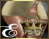 CORSET PURSE BAG GOLD