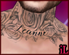 'Leanne' Roses Neck Tat