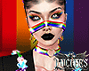 L Rainbow Pride Makeup