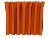 Darker Orange Curtains