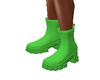 Green wedge boot