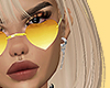 yellow heart glasses.