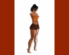 Brown Mini Skirt-RLL