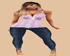 Purple Jeans Fit