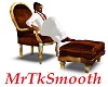 Tk's Chair & Ottoman Set