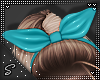 !S Cute Hair Bow Teal 1