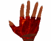 Red Rave Gloves