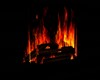animated fire log add on