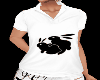 White T -shirt with play