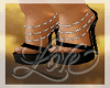 JA" Black/Chain Heels