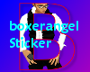 boxerangel Sticker